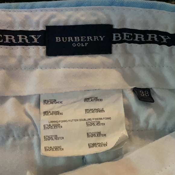 Burberry Vintage light Blue Yellow Paid Skirt 💙 - Picture 5 of 10